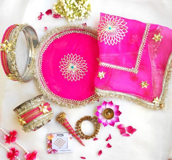 Karwa Chauth Thali Set (Rani)