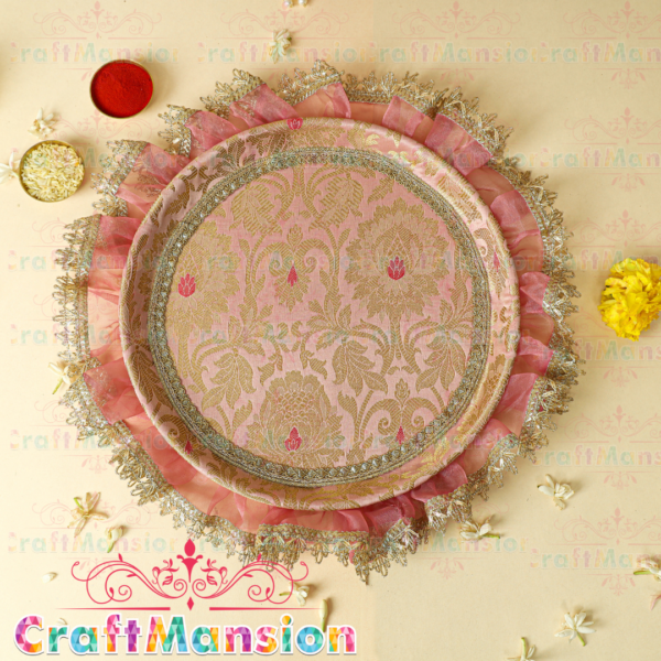 Karwa Chauth Thali Set - KS008(Pink) - Image 2