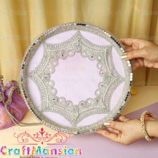 Karwa Chauth Thali Set - KS006(Purple) - Image 3