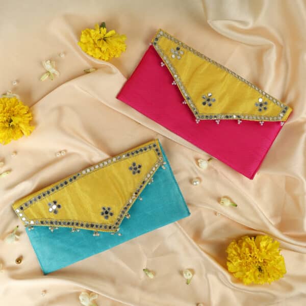 Shagun Envelopes (Sitara) (Blue+Yellow)