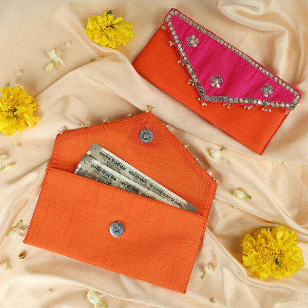 Shagun Envelopes (Sitara) (Rani+Ornge) - Image 2