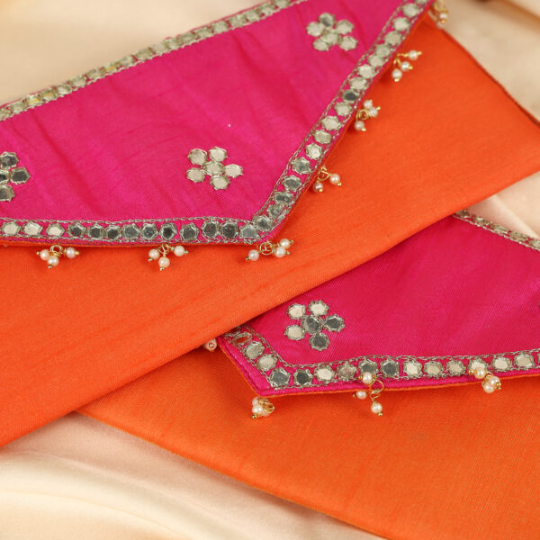 Shagun Envelopes (Sitara) (Rani+Ornge) - Image 3