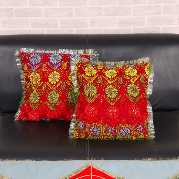 Phulkari Cushion cover