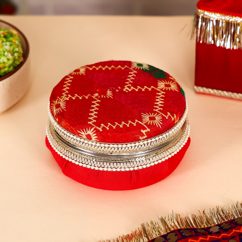 Phulkari Laddoo Box