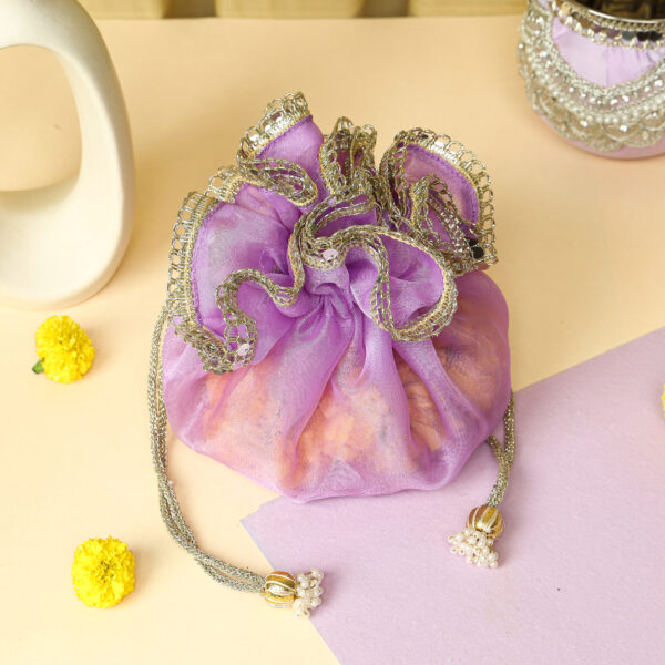 Organza Potli (Purple)