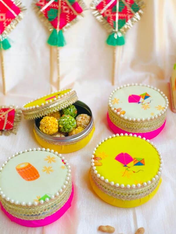 Lohari Gift Box – Perfect for Laddoo, Peanuts, Revadi, and Festive Sweets - Image 2